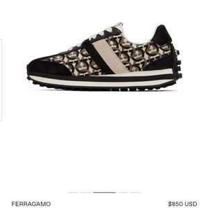 Beautiful stylish sneaker ferragamo